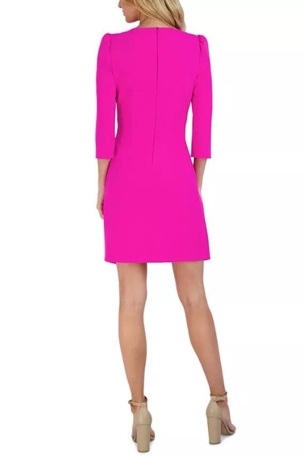 Cocktail Dresses Fitted Short Cocktail Dress Fuchsia