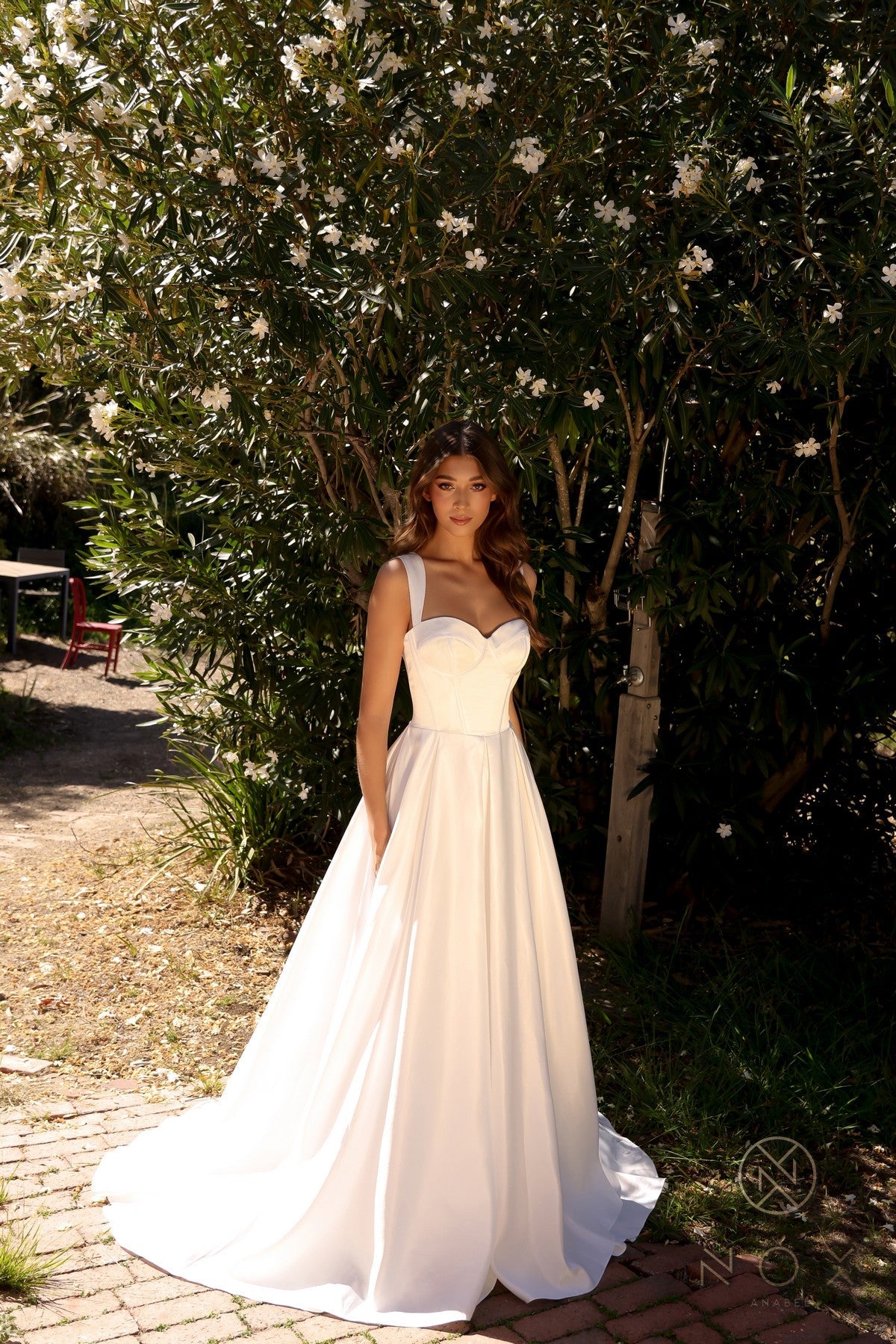 Wedding Dresses Long Fitted Wedding Dress White