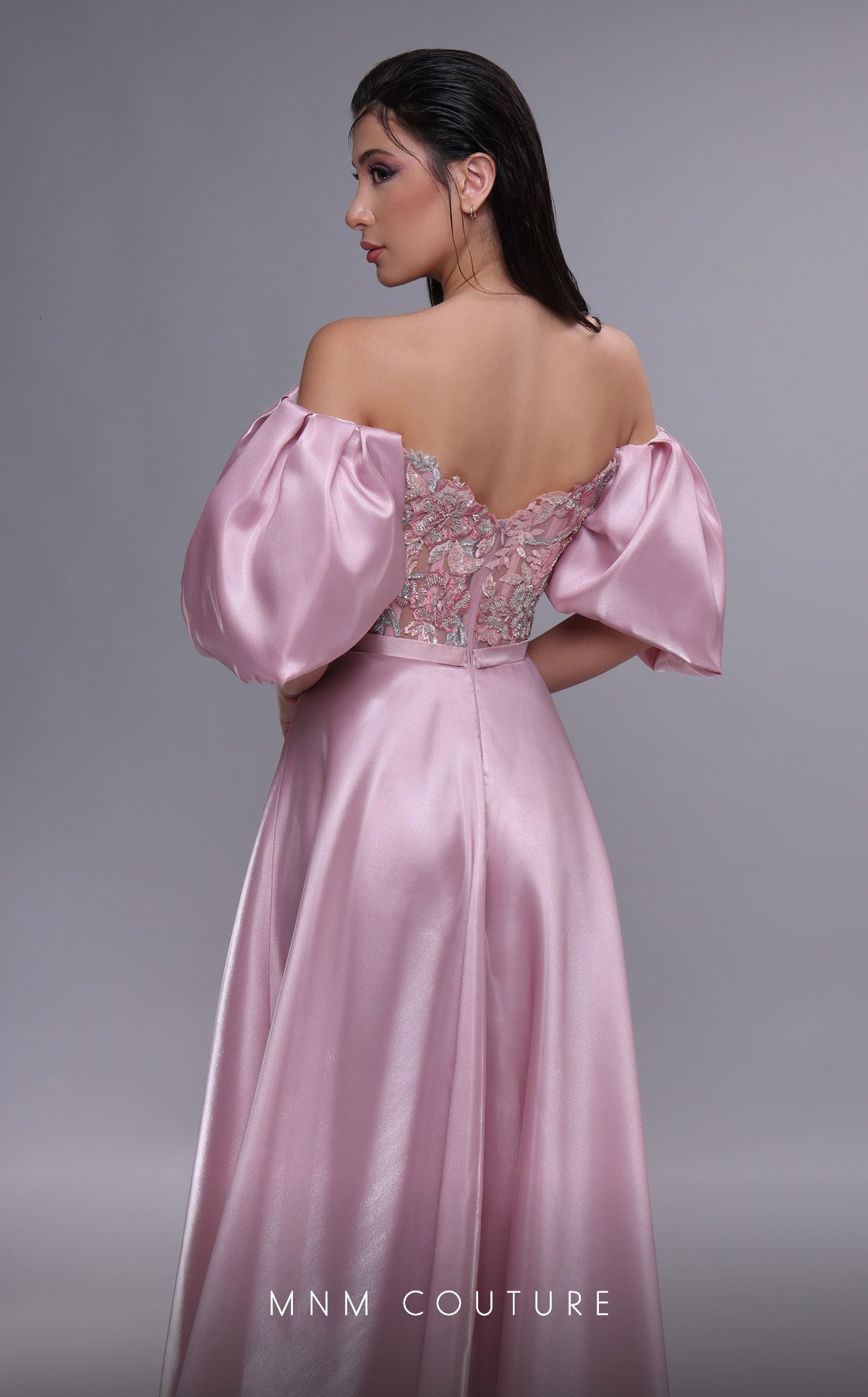 Formal Dresses Ruffle Long Formal Evening Dress Pink