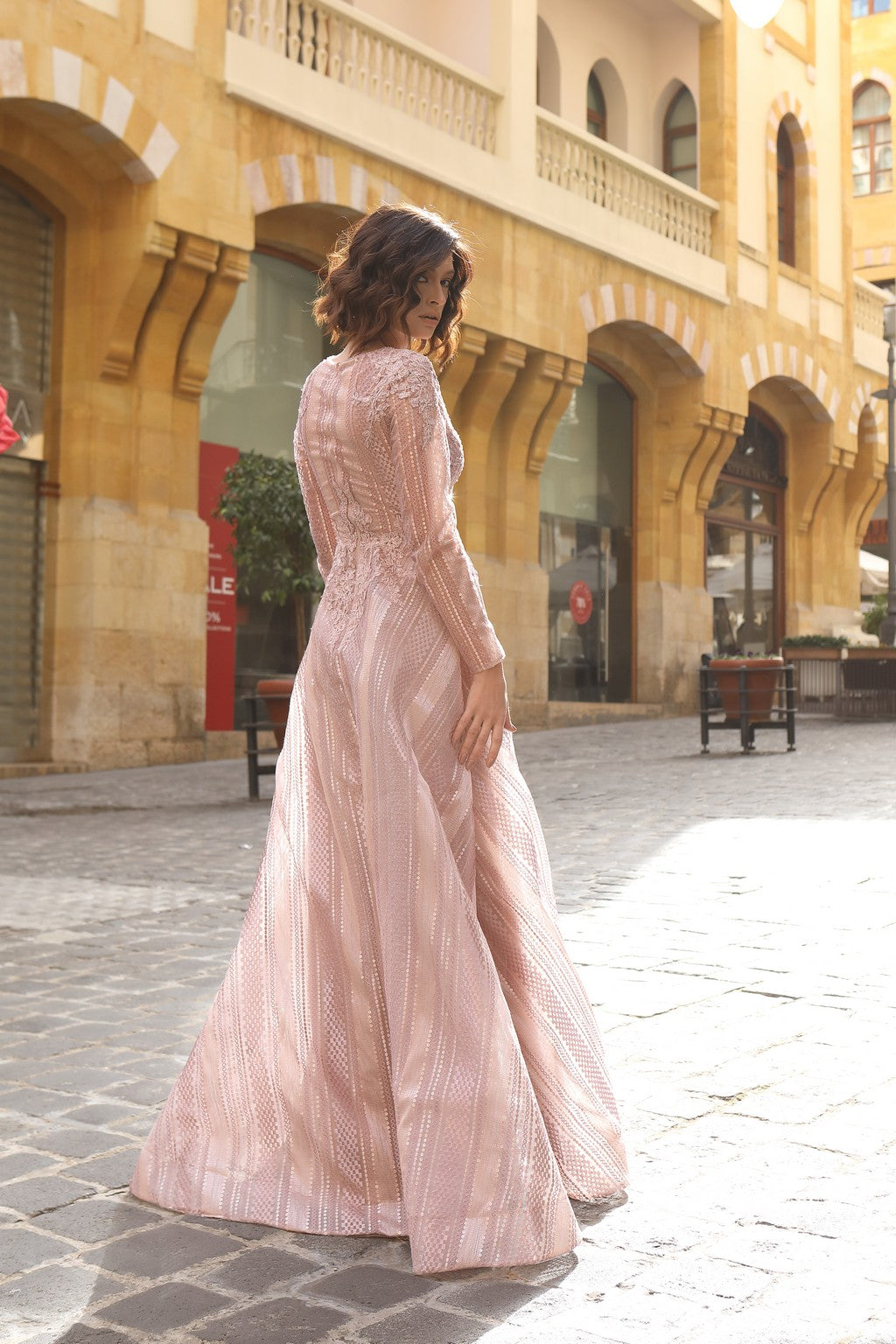 Formal Dresses Long Formal Evening A Line Dress Pink