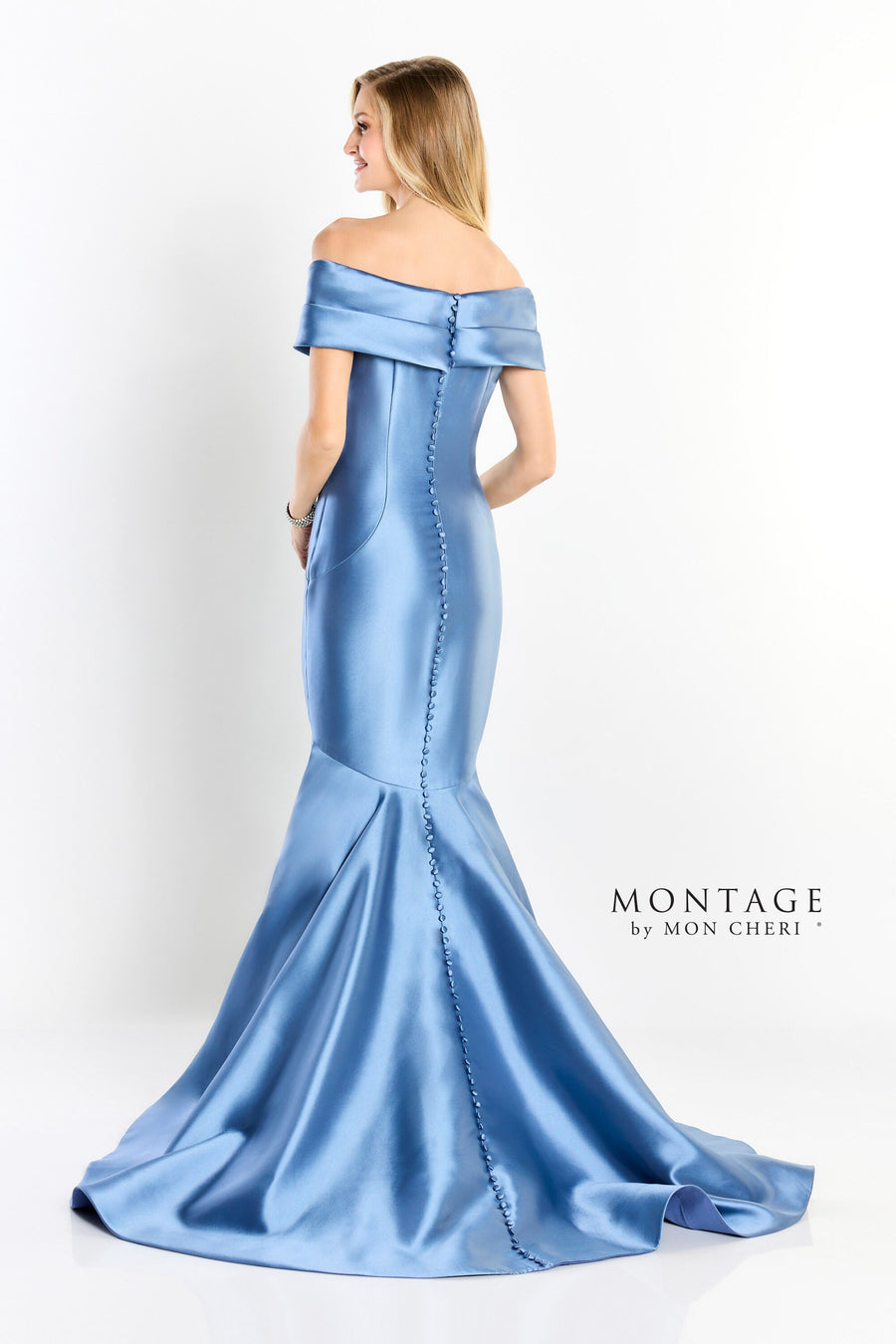 Prom Dresses Pleated Long Formal Evening Mermaid Dress Dusk