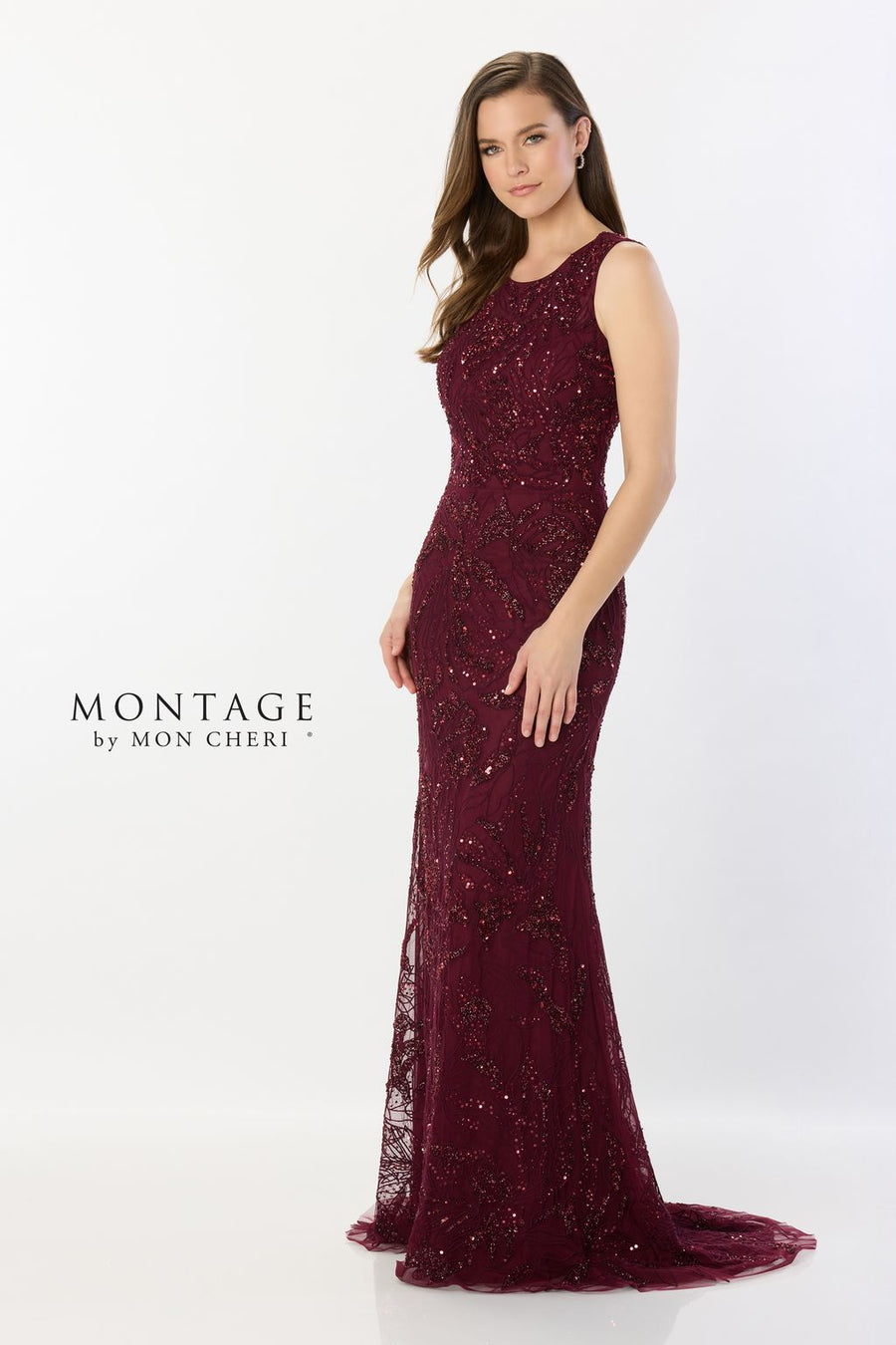 Formal Dresses Formal Long Sequin Evening Dress Bordeaux