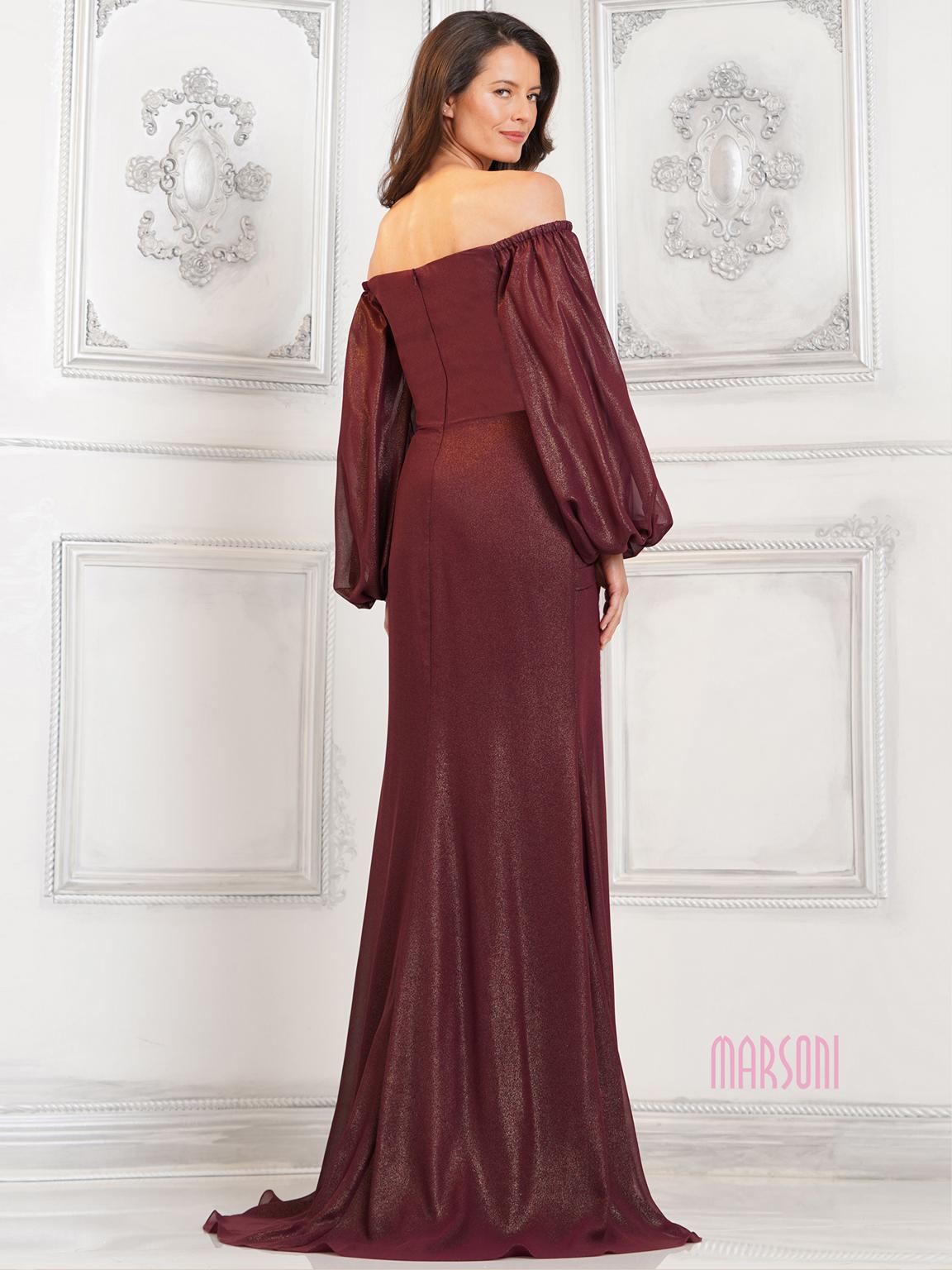 Mother of the Bride Dresses Mother of the Bride Long Sleeve Dress Wine