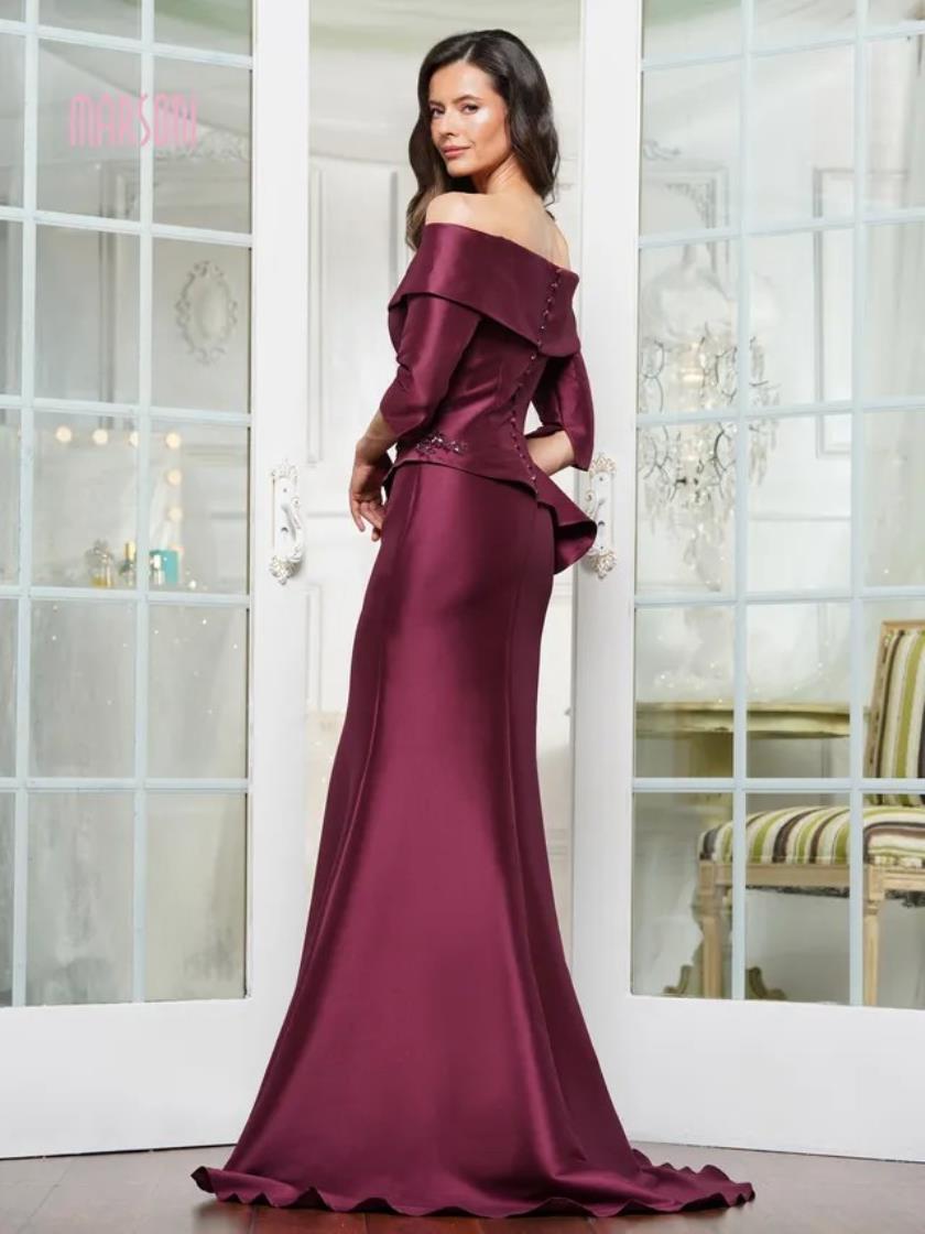 Formal Dresses Formal Fitted Dress Wine