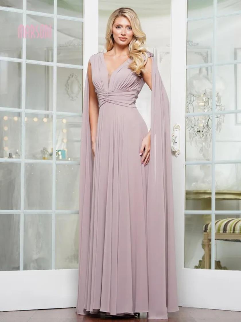 Formal Dresses Fitted Evening Formal Dress Dusty Rose