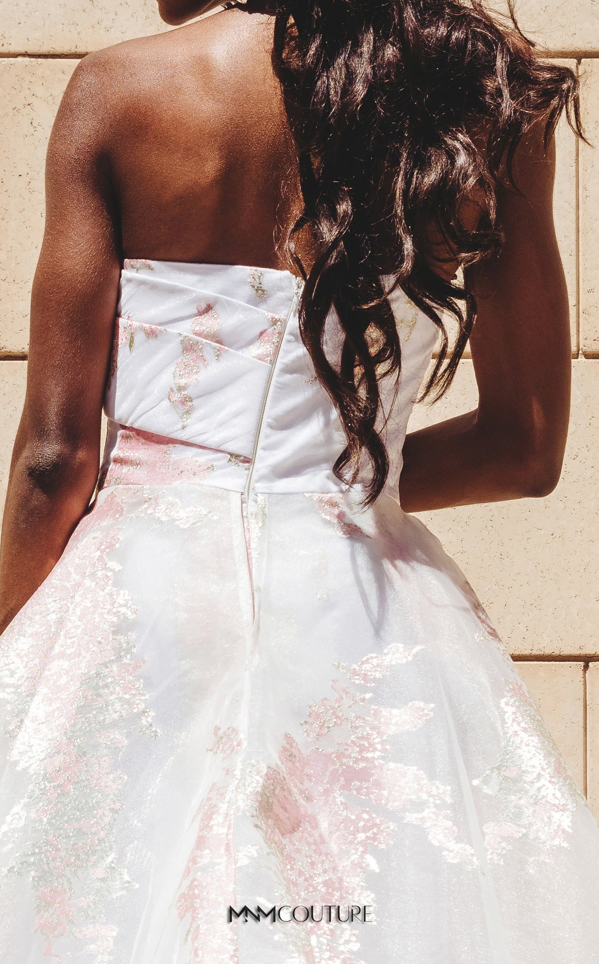 Formal Dresses Long Ball Gown Pleated Metallic Evening Prom Dress Pink