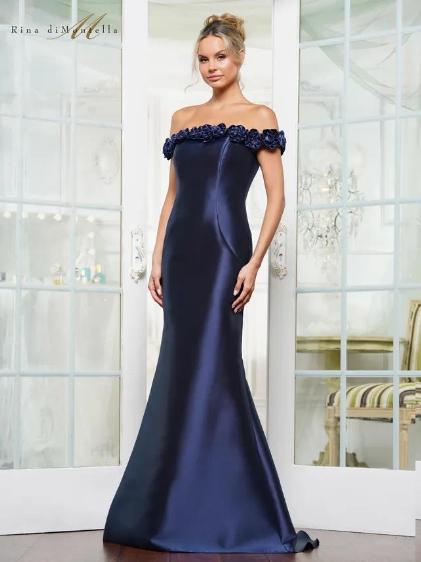 Plus Size Dresses Formal Long Fitted Plus Size Dress Navy