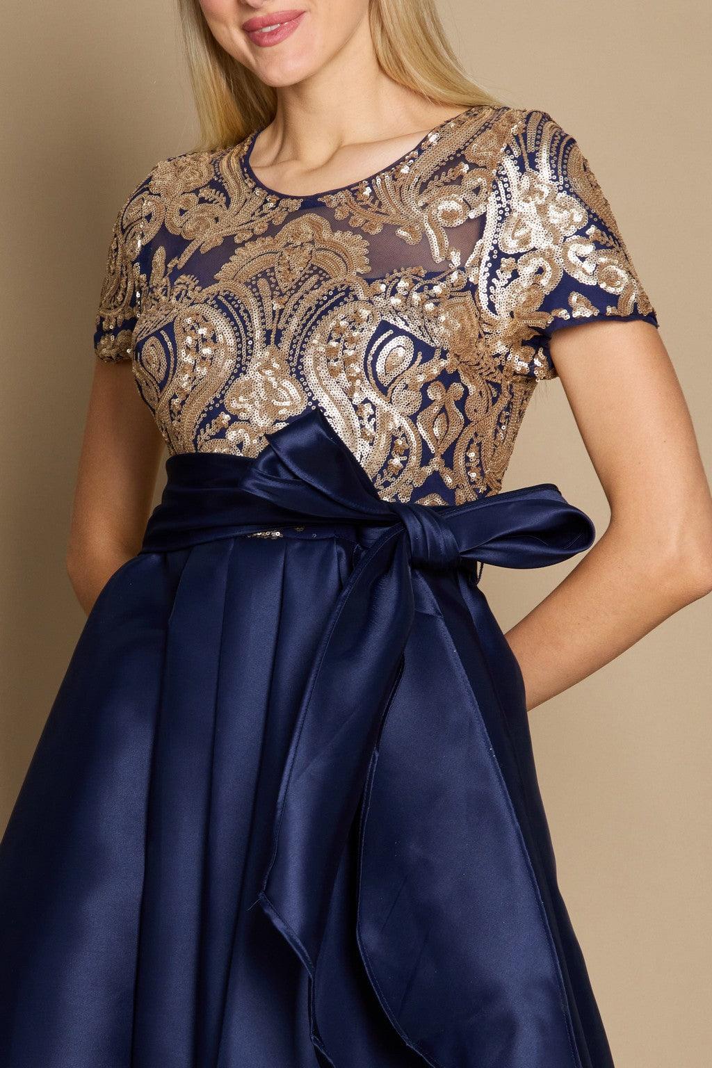 R&M Richards 5492W High Low Plus Size Formal Dress