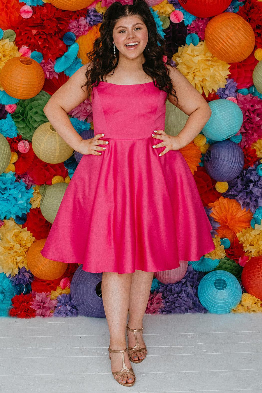 Prom Dresses Prom Short Plus Size Homecoming Dress Fuchsia