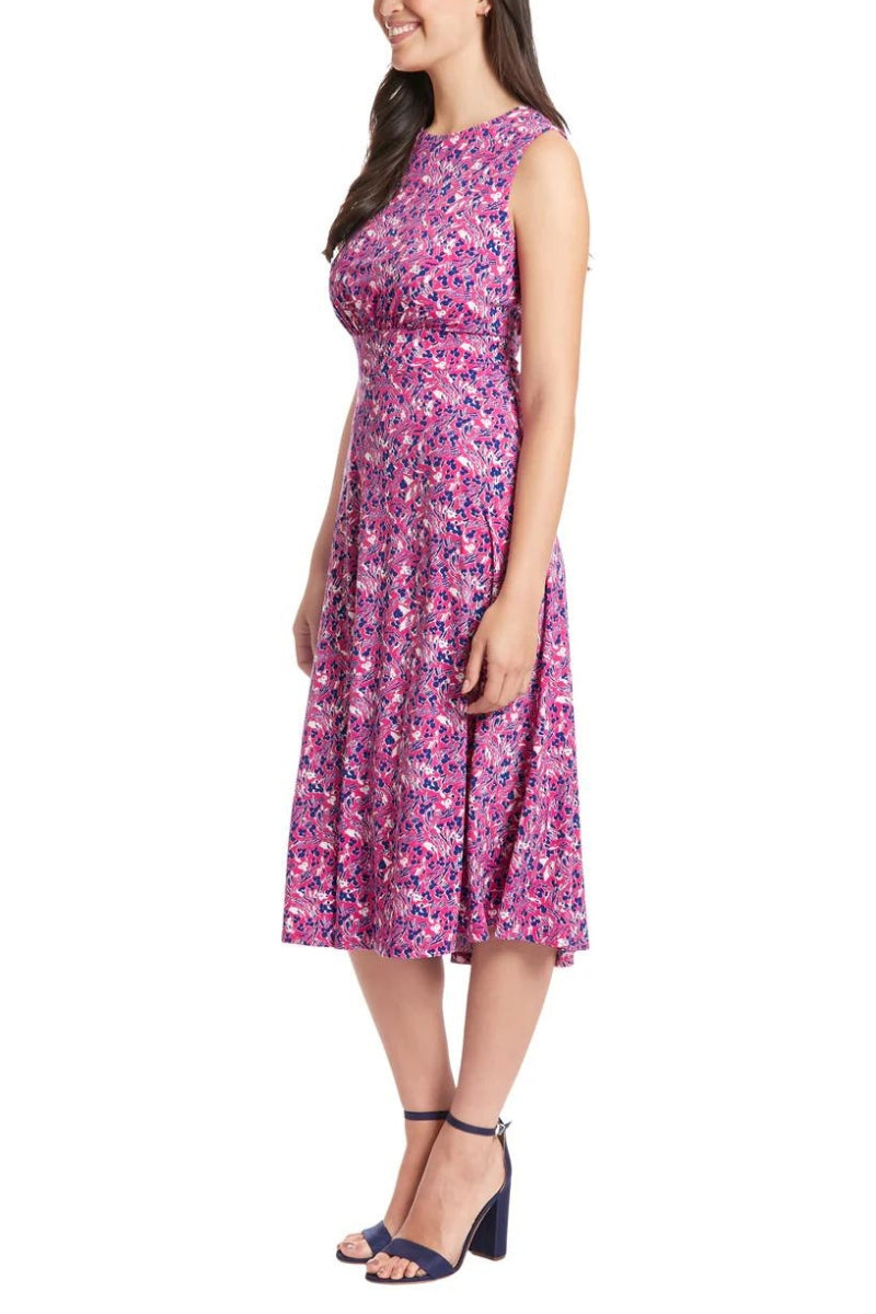 Cocktail Dresses Short Ruched Front Multi Cocktail Dress BERRY WHITE