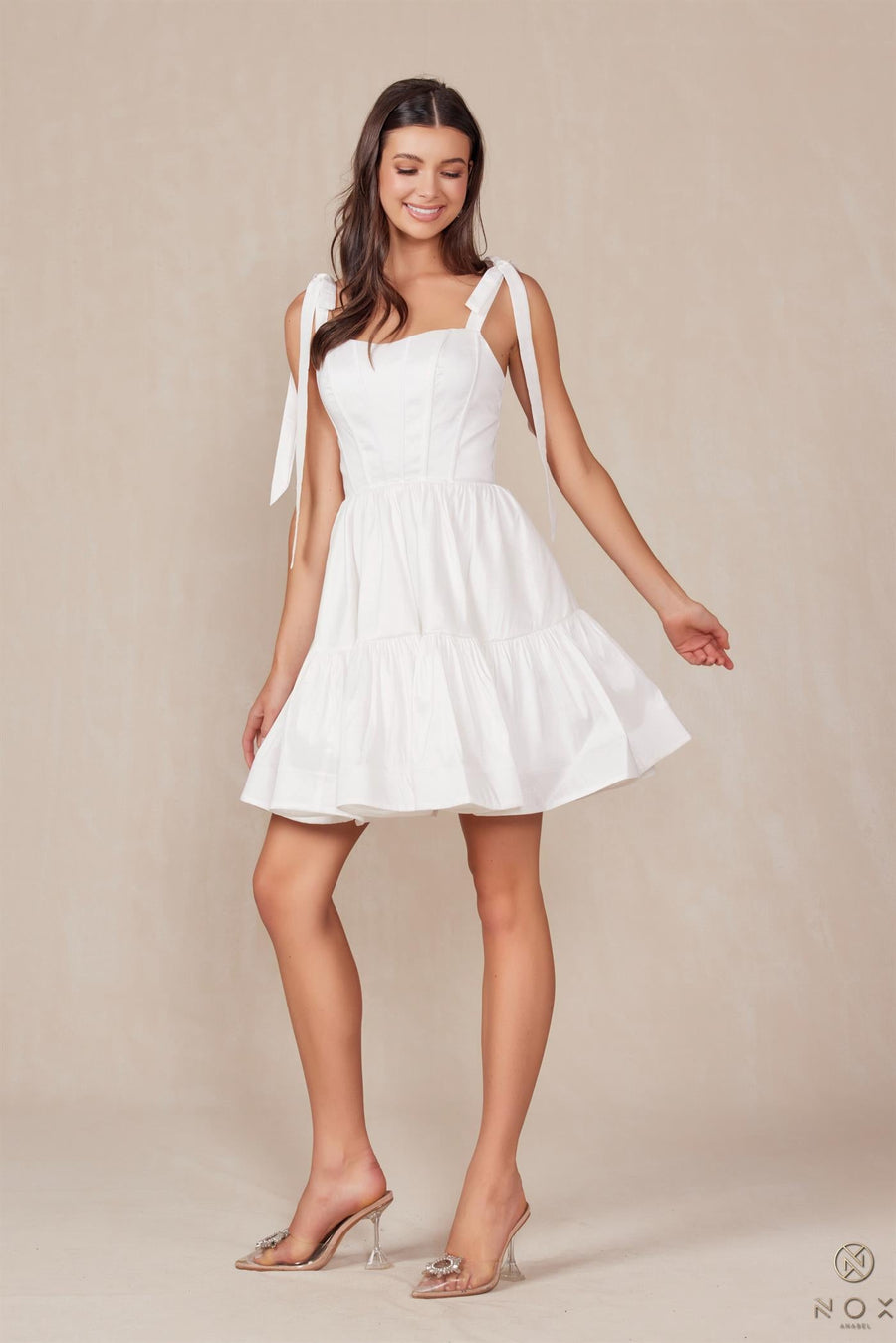 Cocktail Dresses Short A Line Cocktail Dress White