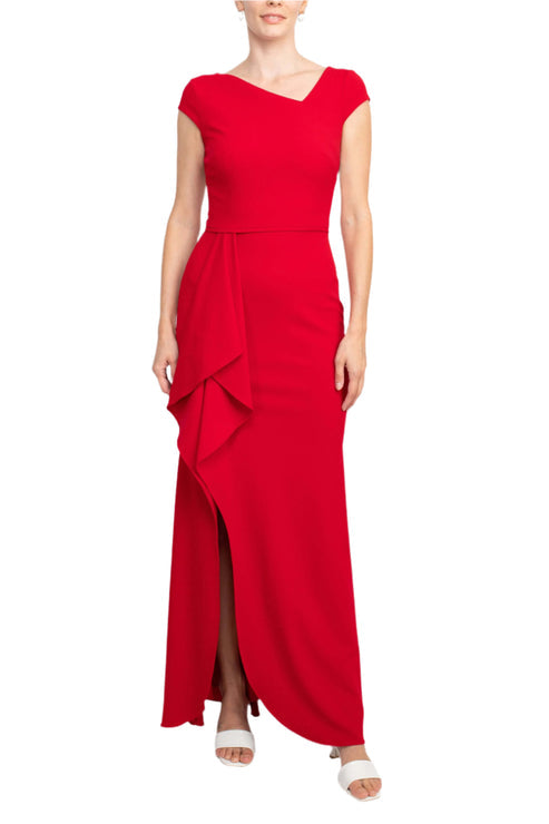Formal Dresses Fitted Long Formal Evening Dress Red