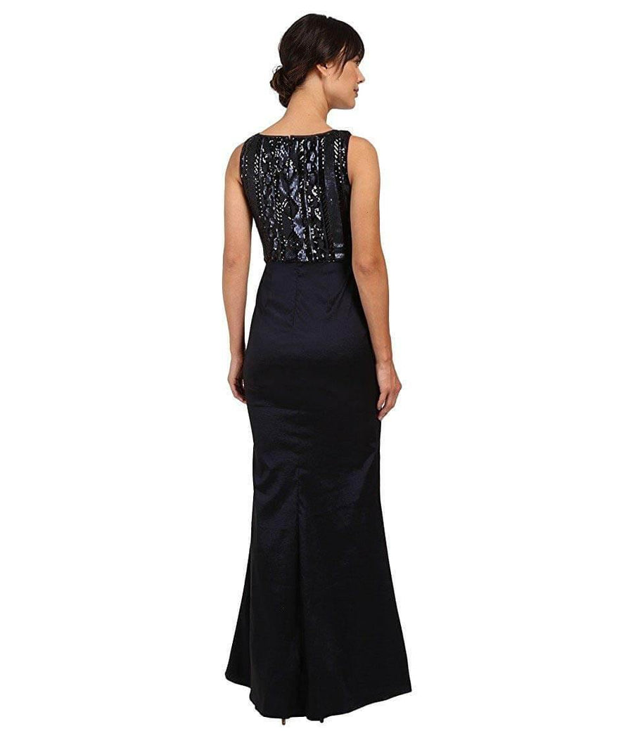 Adrianna Papell Long Sleeveless Formal Evening Gown - The Dress Outlet Adrianna Papell
