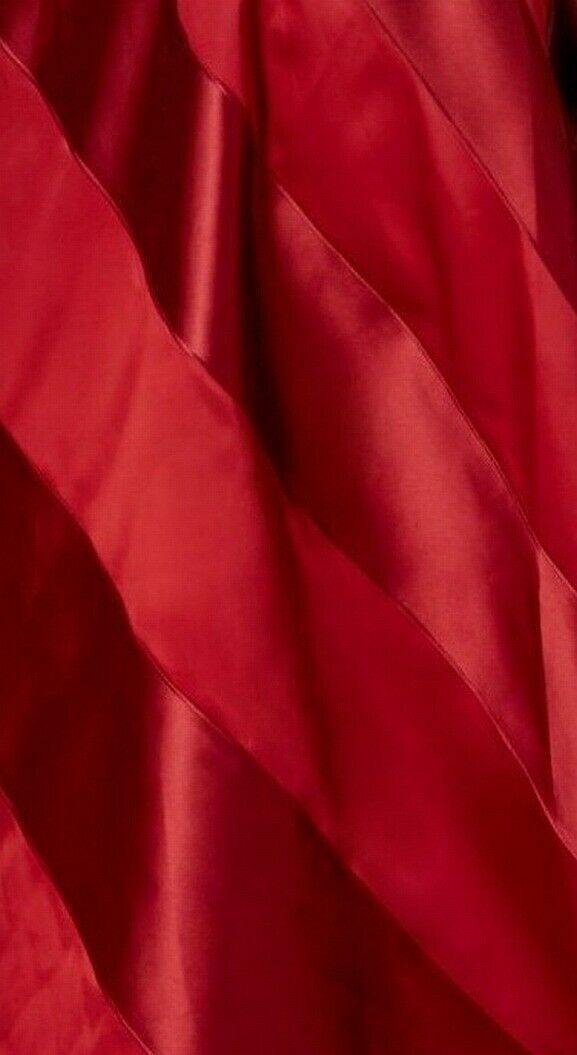 Adrianna Papell Banded Mikado Charmeuse Dress Cranberry - The Dress Outlet Adrianna Papell