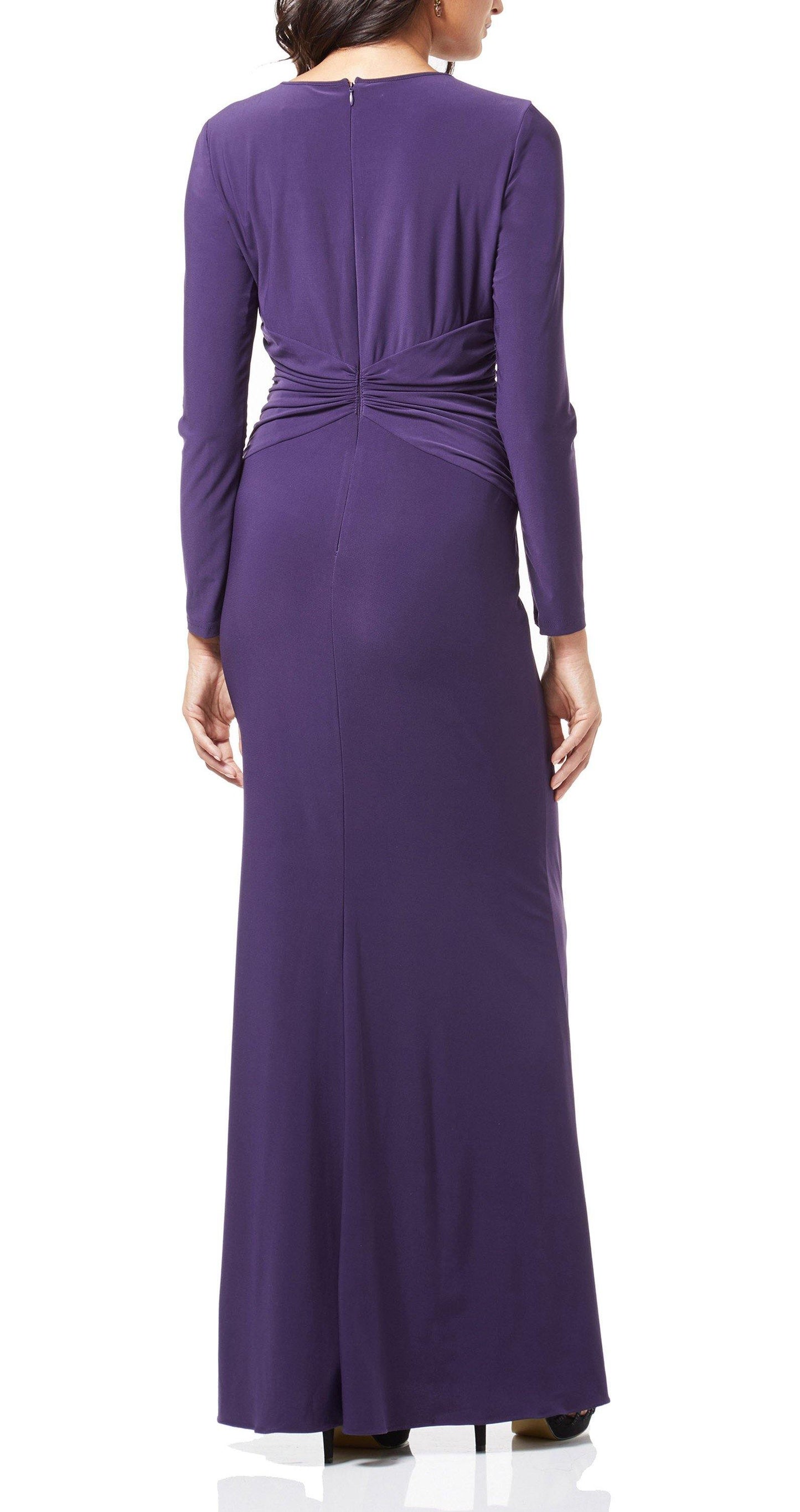 Adrianna Papell Long Sleeve Formal Dress - The Dress Outlet Adrianna Papell