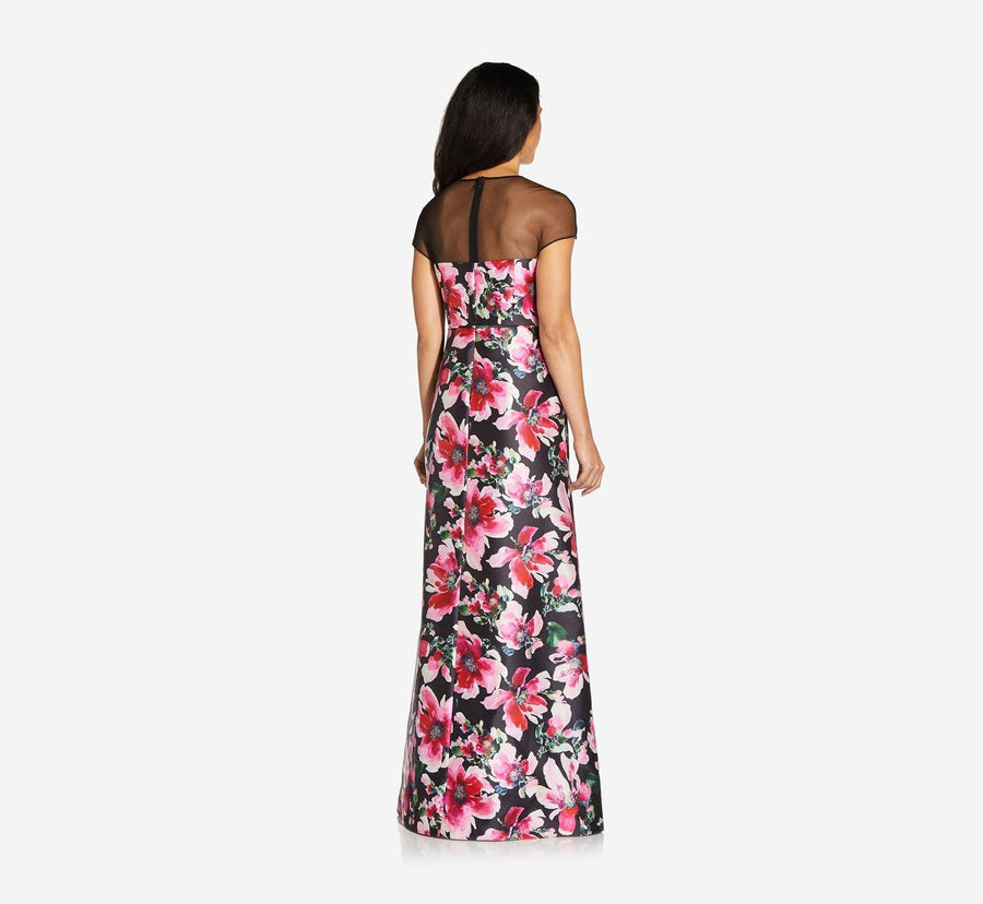 Adrianna Papell Long Floral Formal Dress AP1E207836 - The Dress Outlet