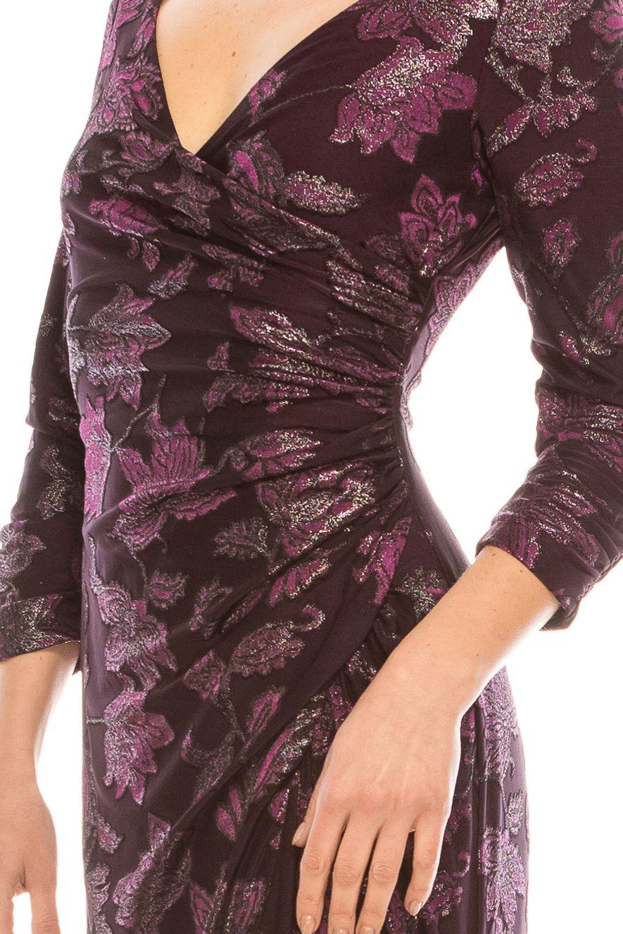 Adrianna Papell Long Formal Sheath Dress AP1E206702 - The Dress Outlet