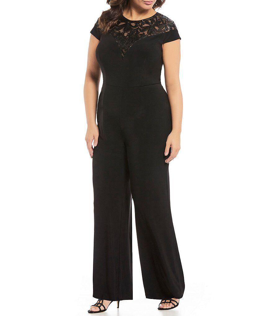 Adrianna Papell Plus Size Pansuit Sale - The Dress Outlet