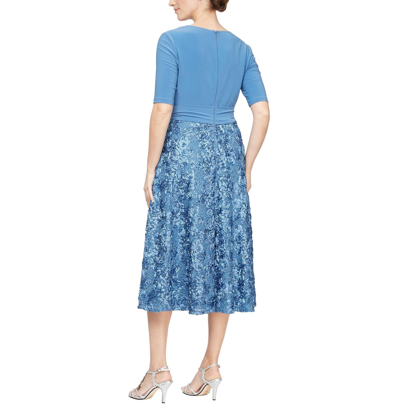 Alex Evenings 3/4 Sleeve Short Dress  Dress 1121465 - The Dress Outlet