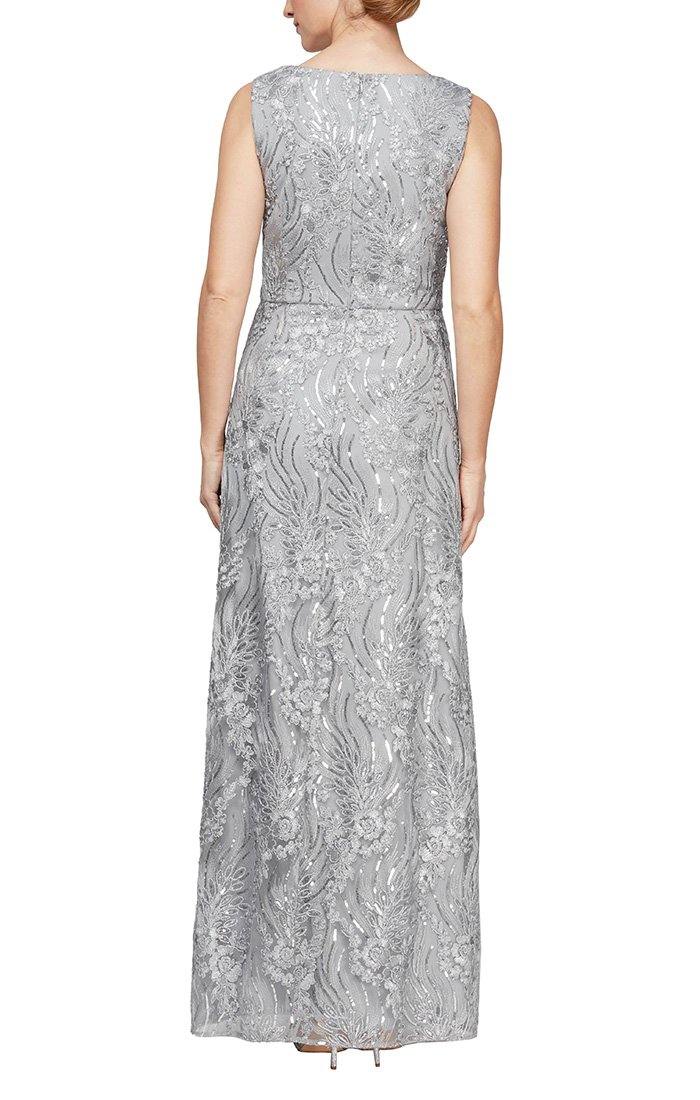 Alex Evenings Mother of the Bride Long Dress 81171077 - The Dress Outlet