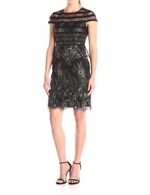 Alex Evenings Short Formal Dress Cocktail - The Dress Outlet Alex Evenings