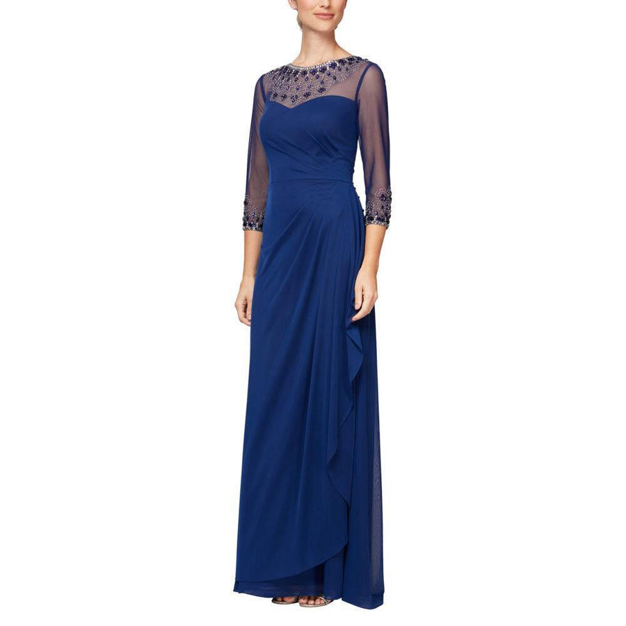 Alex Evenings Long Mother of the Bride Dress 132833 - The Dress Outlet