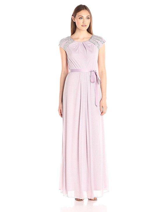 Alex Evenings Long Formal Mother of the Bride Dress - The Dress Outlet Alex Evenings