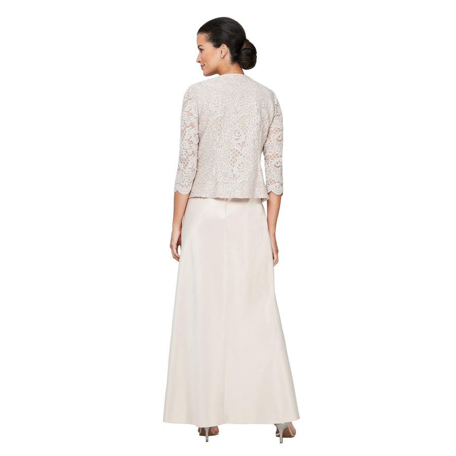 Alex Evenings Long Formal Jacket Dress 81122326 - The Dress Outlet