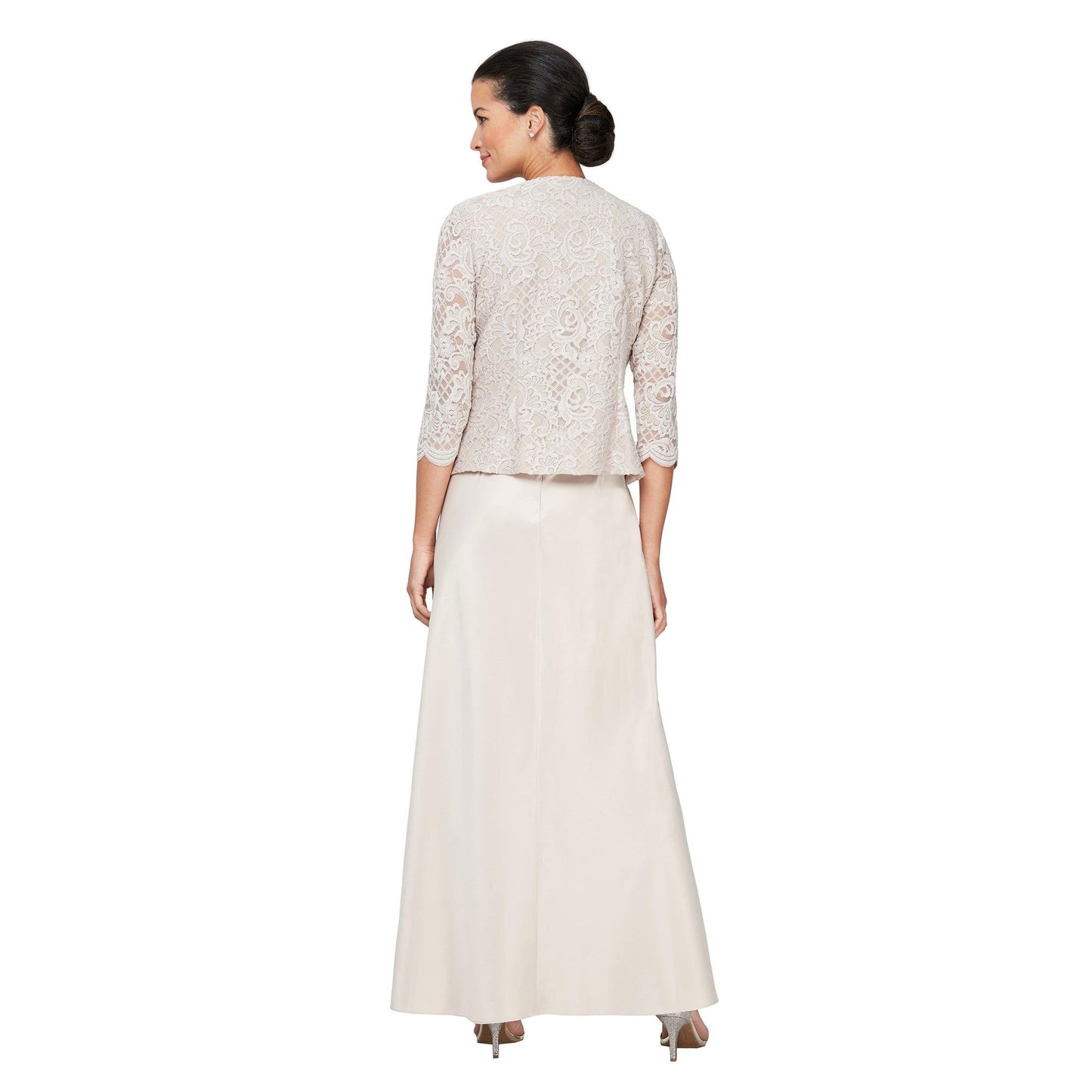 Alex Evenings Long Formal Jacket Dress 81122326 - The Dress Outlet