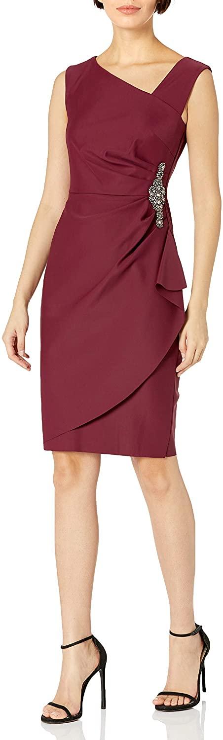 Alex Evenings Short Cocktail Sleeveless Dress 8134268 - The Dress Outlet