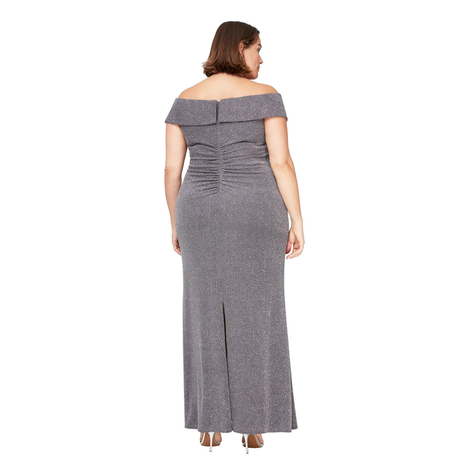 Alex Evenings Plus Size Long Formal Dress 8427519 - The Dress Outlet