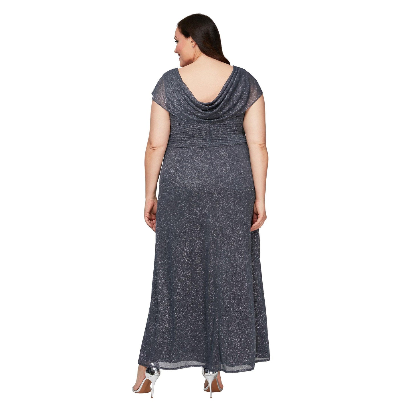 Alex Evenings Long Plus Size Pleated Dress 8433096 - The Dress Outlet