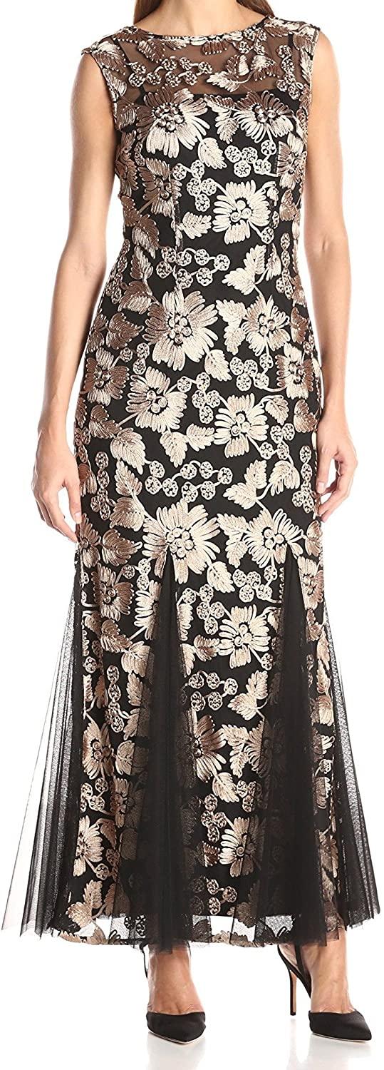 Alex Evenings Formal Sleeveless Long Dress 217152 - The Dress Outlet