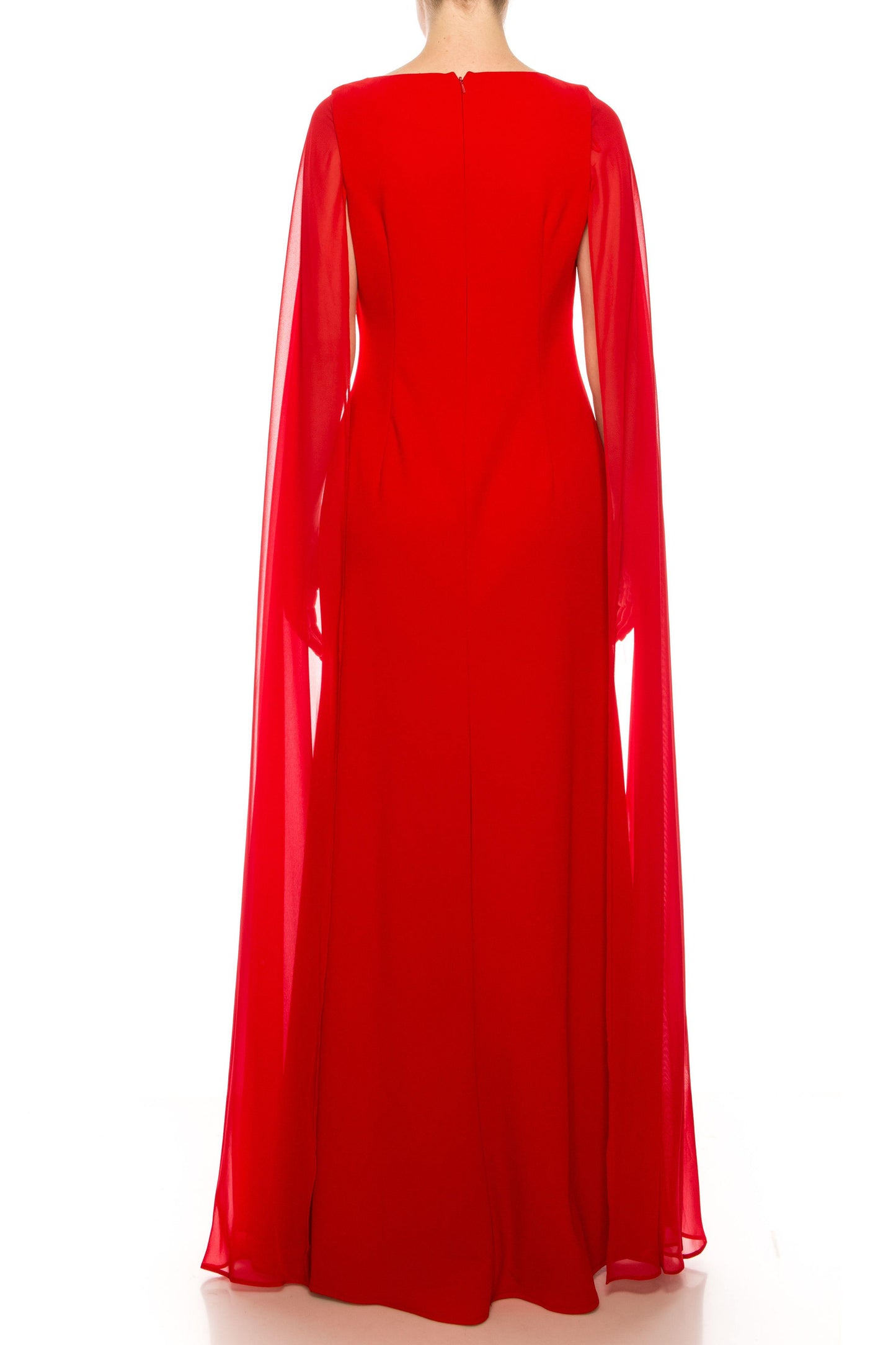 Alex Evenings Long Formal Chiffon Dress 8160255 - The Dress Outlet