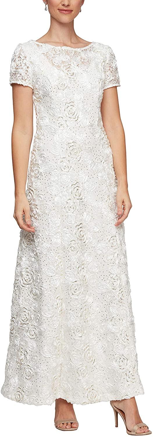 Alex Evenings Long Formal Dress 112788 - The Dress Outlet