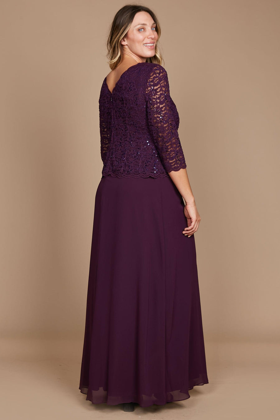 Alex Evenings Long Formal Dress 412318 - The Dress Outlet