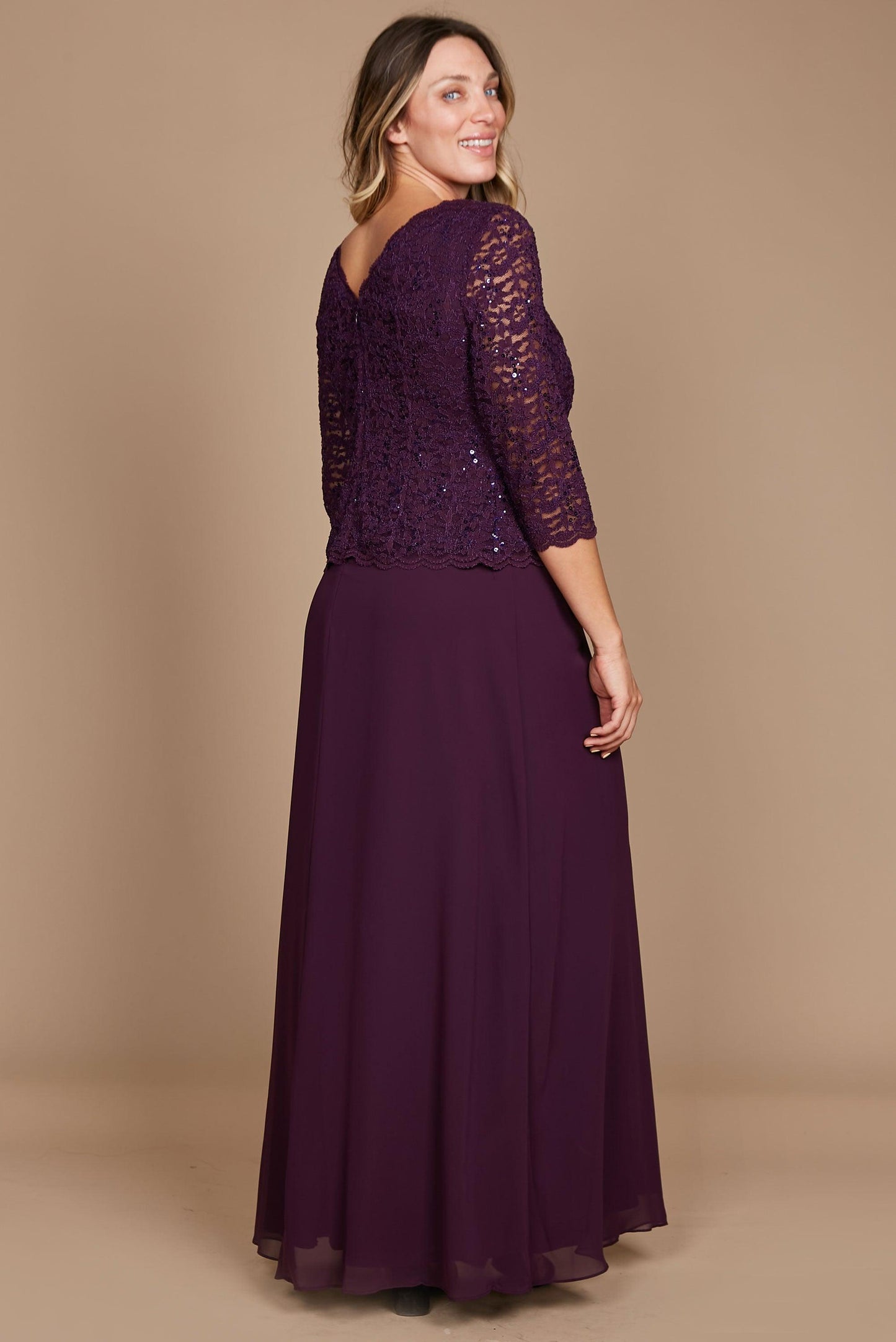Alex Evenings Long Formal Dress 412318 - The Dress Outlet