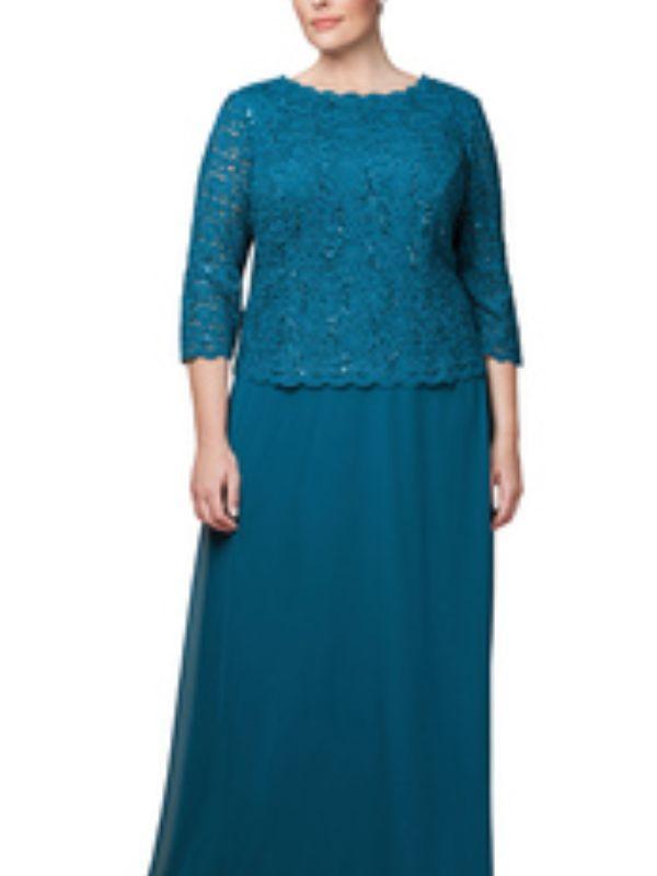 Alex Evenings Long Formal Dress 412318 - The Dress Outlet