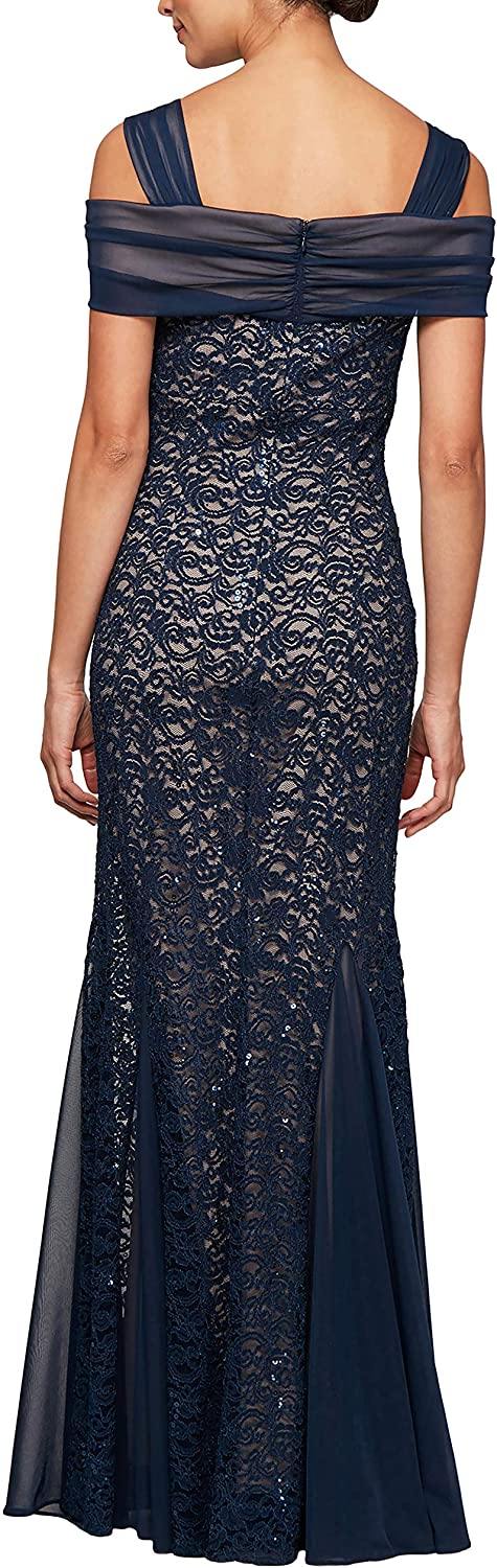 Alex Evenings Long Formal Dress 81122243 - The Dress Outlet