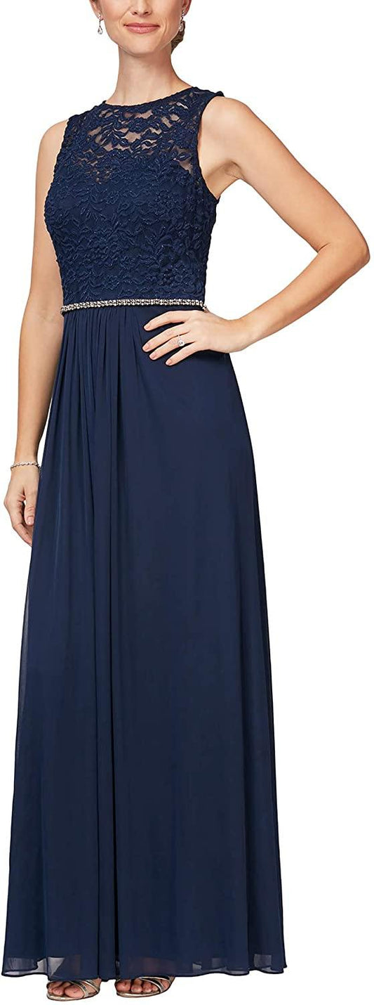 Alex Evenings Long Formal Dress 81122338 - The Dress Outlet