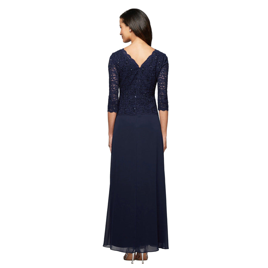 Alex Evenings Long Mother of the Bride Dress 112318 - The Dress Outlet