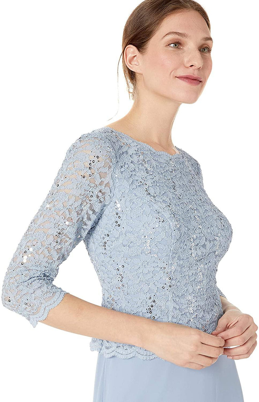 Alex Evenings Long Mother of the Bride Dress 212318 - The Dress Outlet