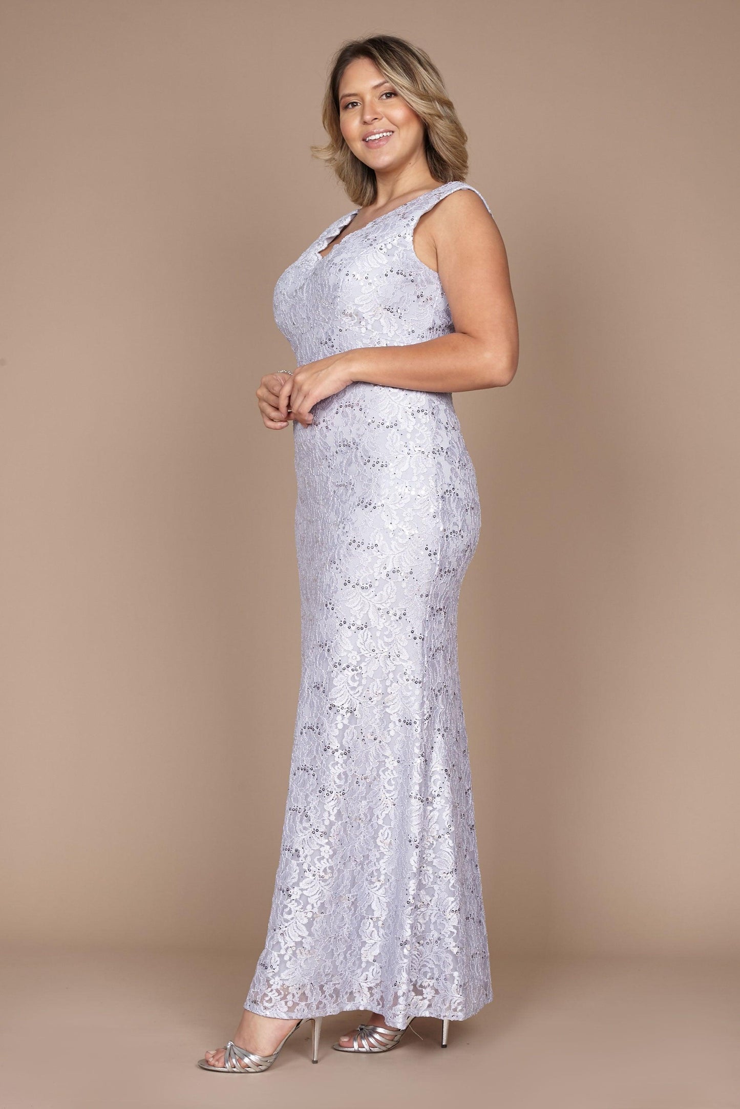 Alex Evenings Long Mother of the Bride Dress 81122344 - The Dress Outlet