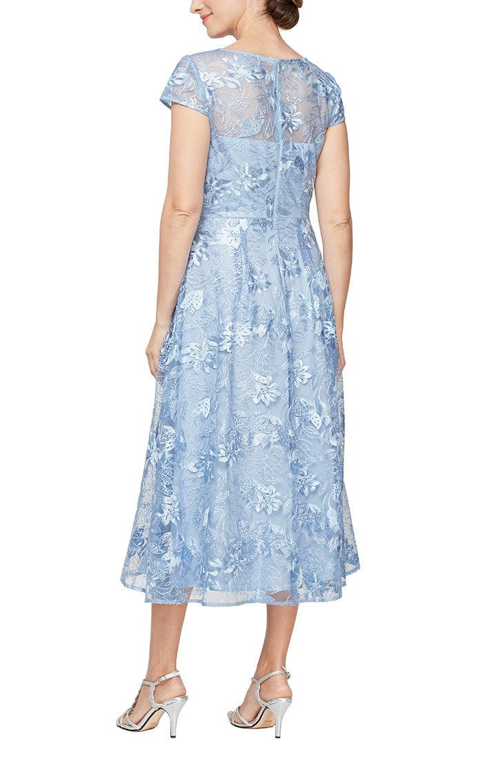 Alex Evenings Midi Length Formal Dress J1171218 - The Dress Outlet