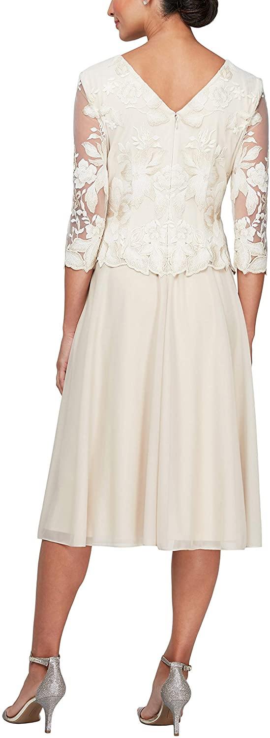 Alex Evenings Mother of the Bride Formal Dress 84122420 - The Dress Outlet