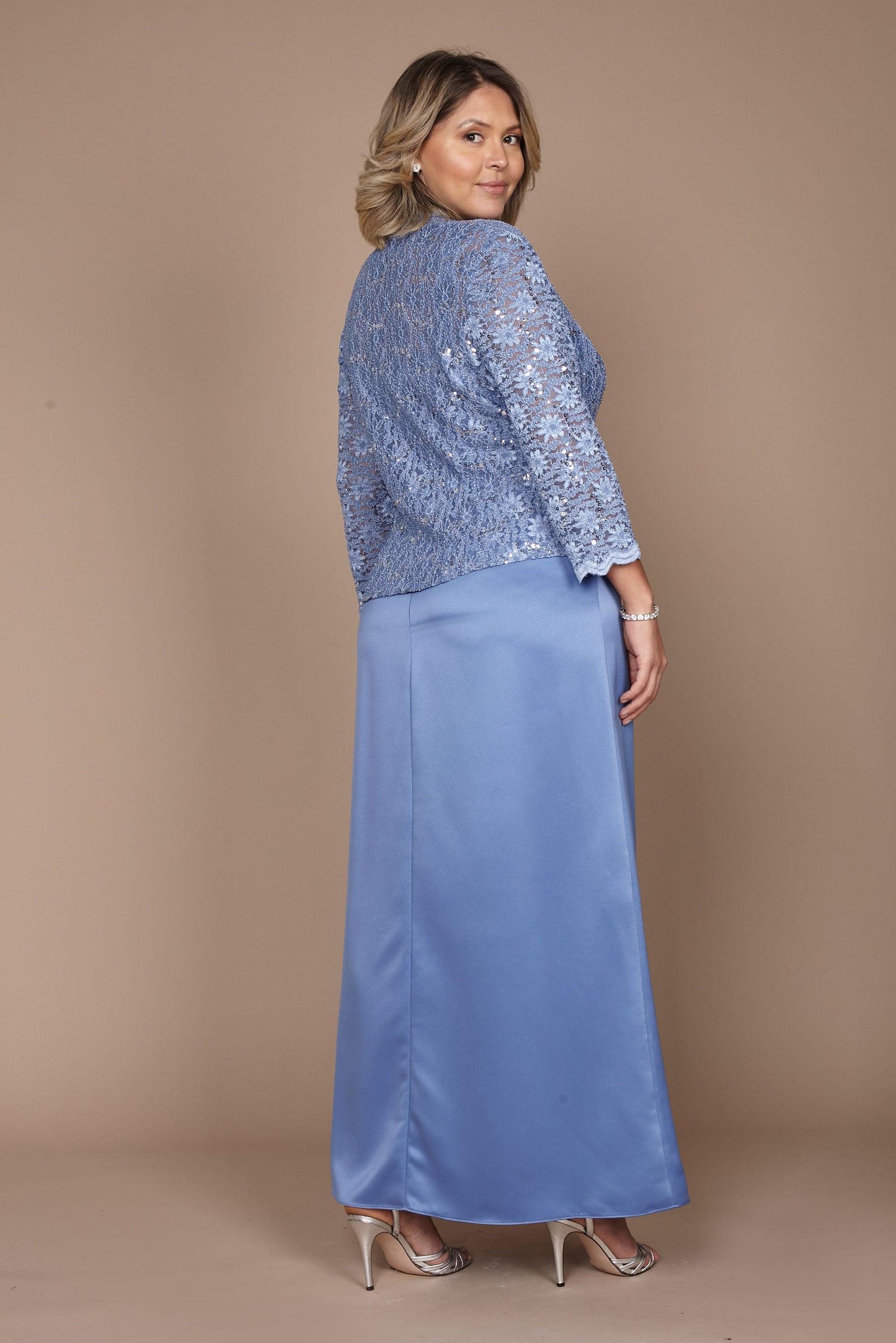 Alex Evenings Plus Size Long Formal Dress 4121198 - The Dress Outlet