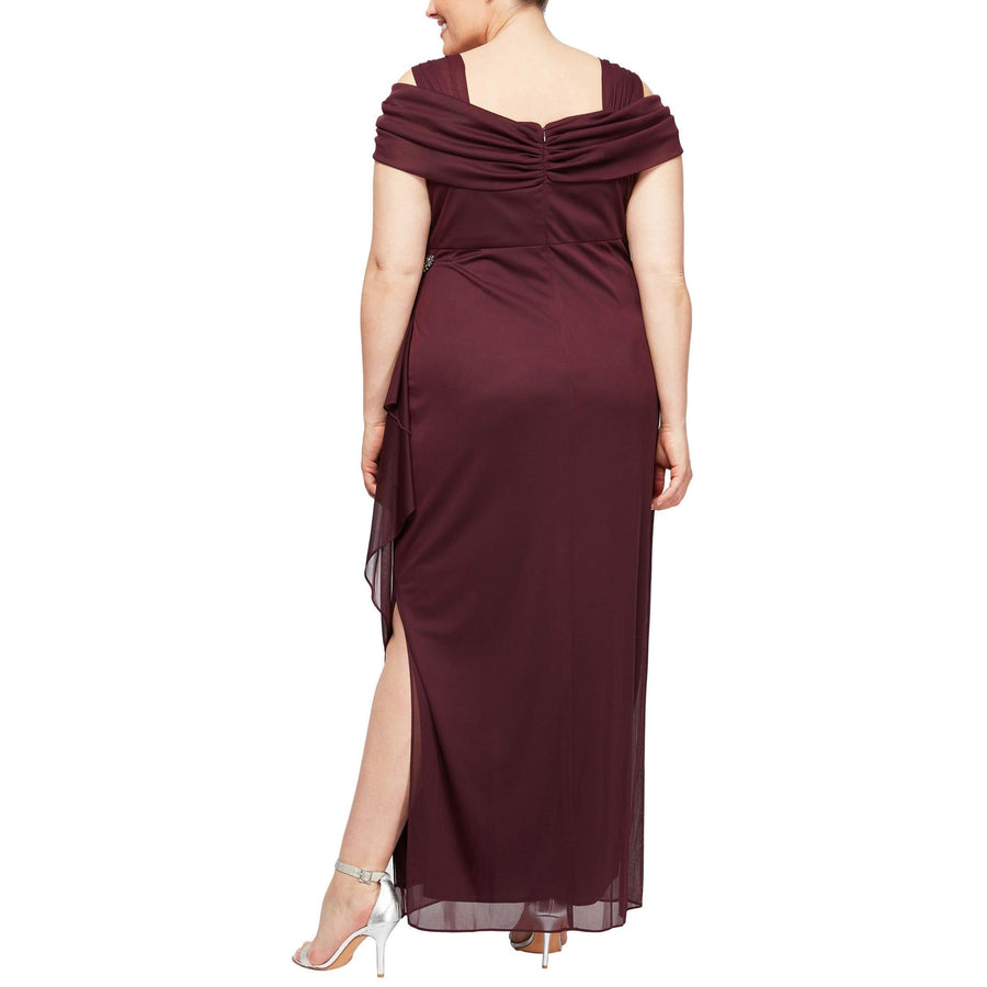 Alex Evenings Plus Size Long Formal Dress 432902 - The Dress Outlet