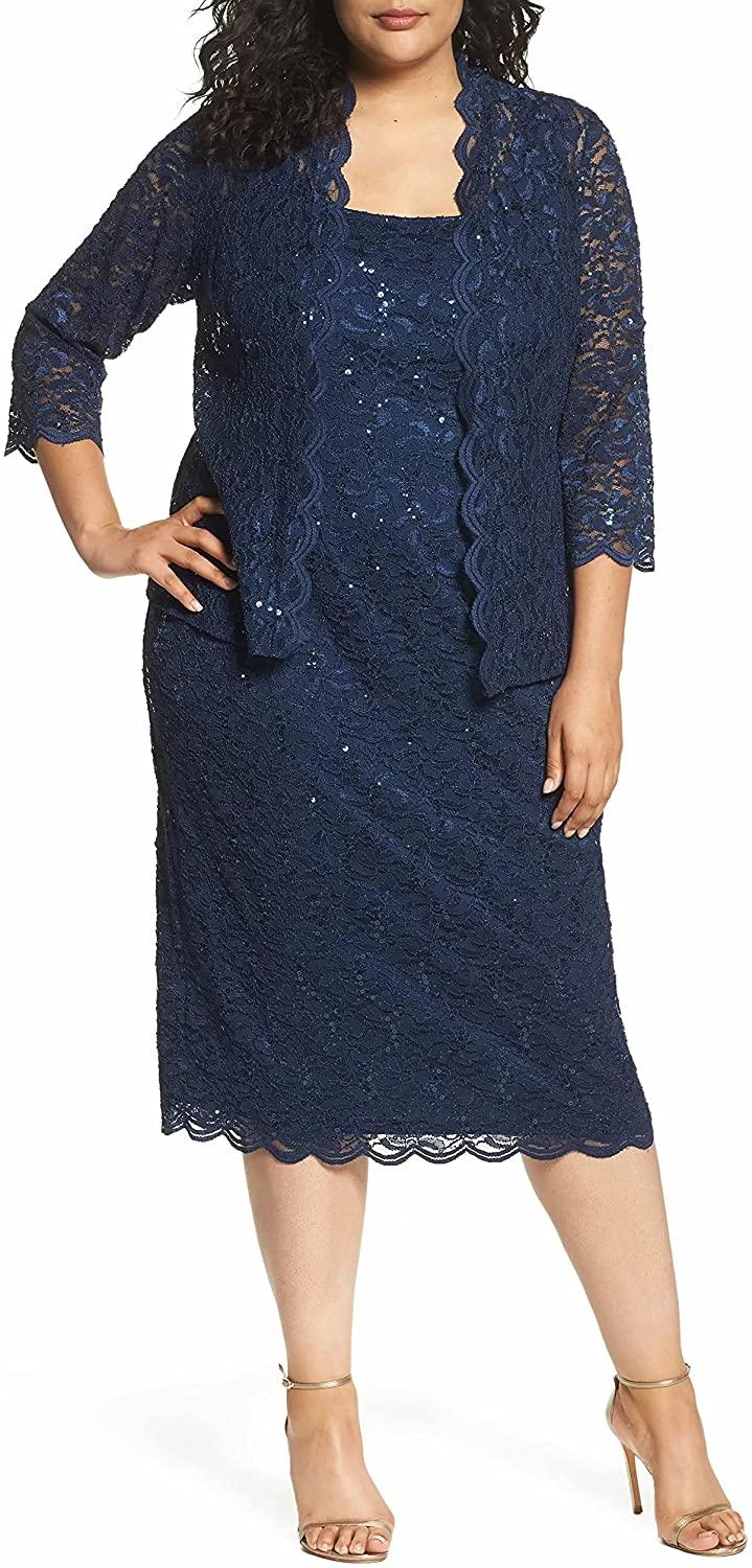 Alex Evenings Plus Size Short Dress 84122329 - The Dress Outlet