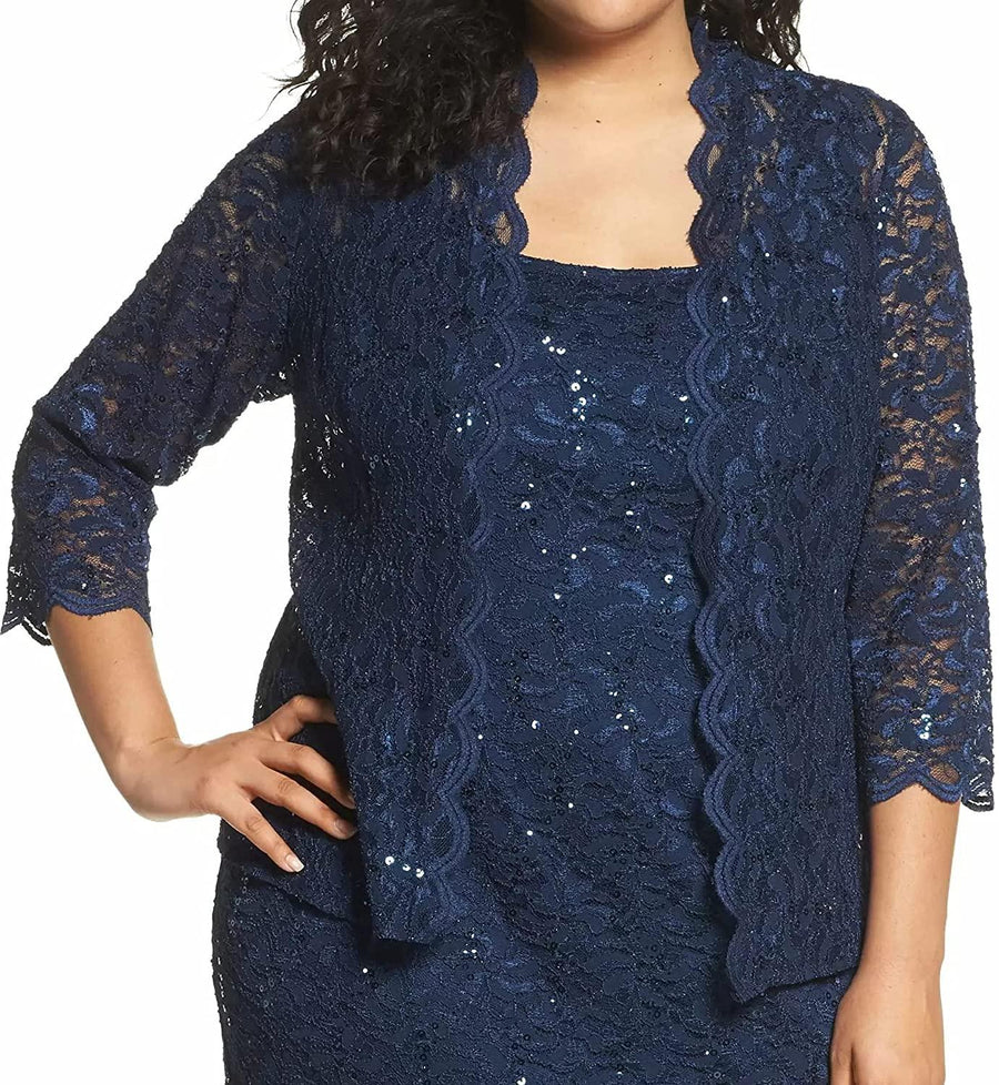 Alex Evenings Plus Size Short Dress 84122329 - The Dress Outlet