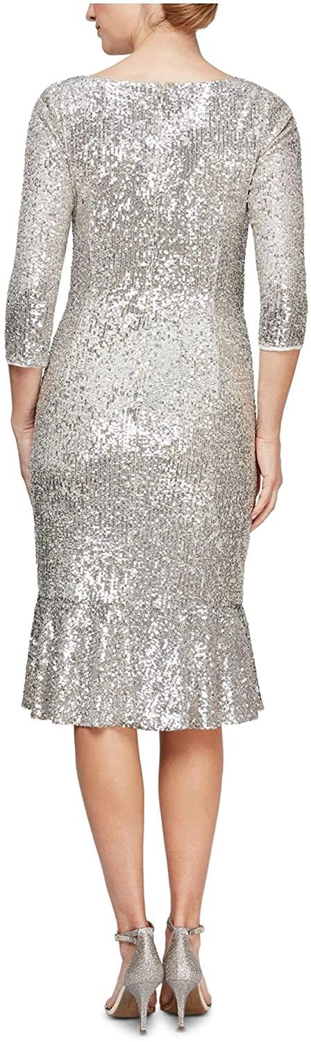 Alex Evenings Sequin Party Dress 8196692 - The Dress Outlet